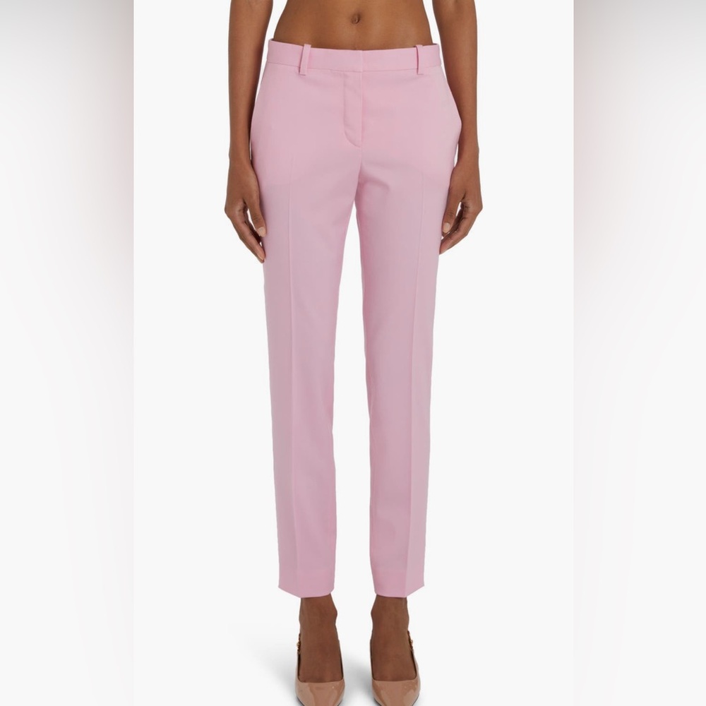 New Authentic Versace Medusa Stretch Virgin Wool Ankle Trousers